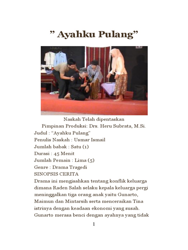 Ayahku Pulang Drama