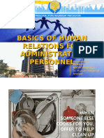 Human Relations For Admin Personnel