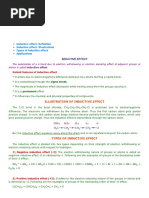 Inductive Hyperconjugation Mesomeric Effects