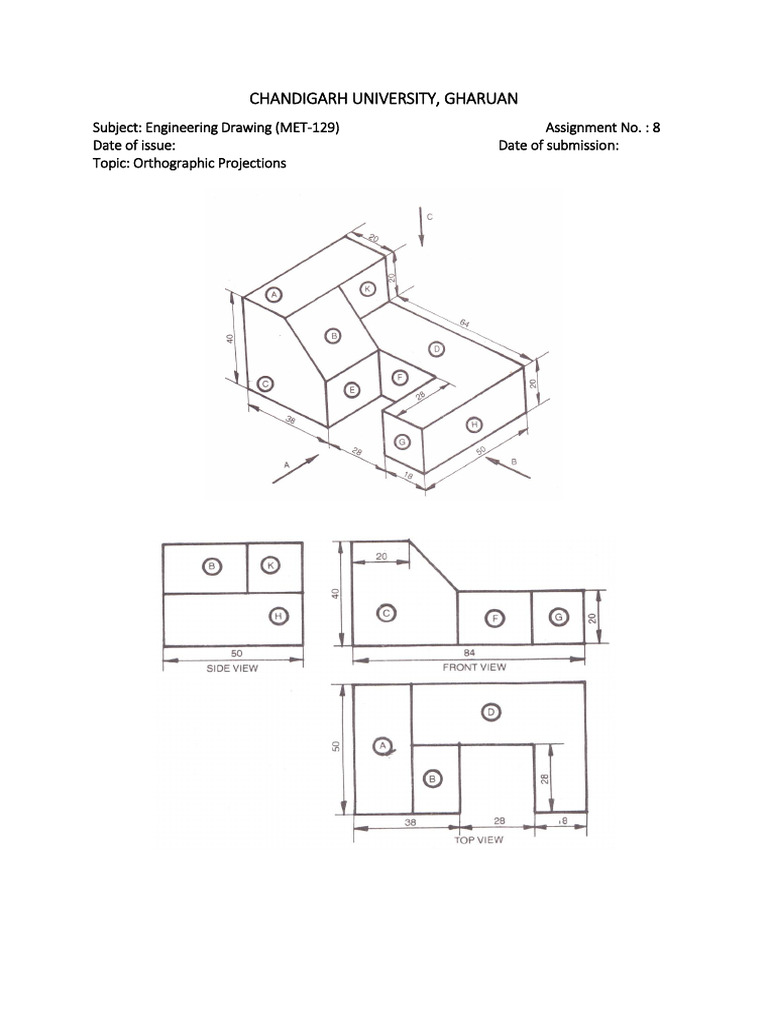 Orthographic Projection PDF