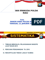 PAPARAN IRWASDA POLDA RIAU