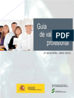 INSS Guía Valoración Profesional 2 Edición 2012