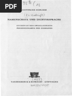 Zeugnisse Zur Germanischen Sage in England | PDF