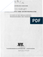 Gottfried Schramm: Namenschatz Und Dichtersprache (1957)