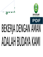 Bekerja Dengan Aman Adalah Budaya Kami