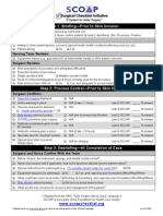 SCOAP Surgical Checklist