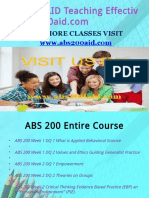 ABS 200 Aid Teaching Effectively