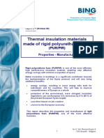 Thermal Insulation Materials Made of Rigid Polyurethane Foam