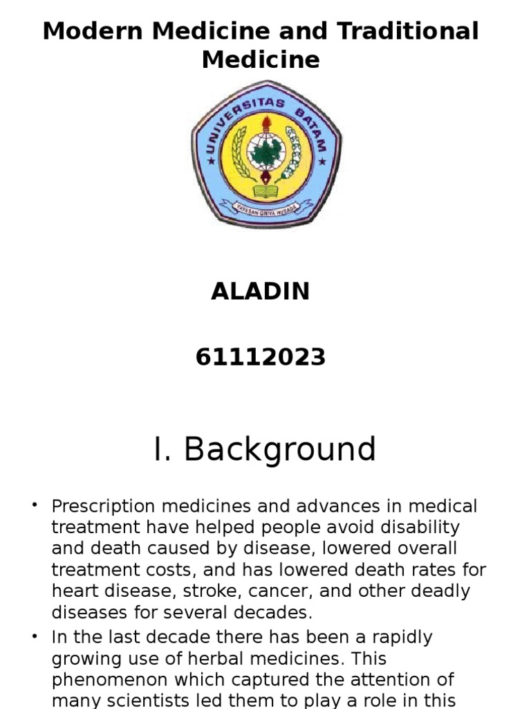Modern Medicine and Traditional Medicine | PDF | Wellness | Science ...