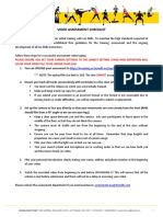 Assessment Filming Checklist