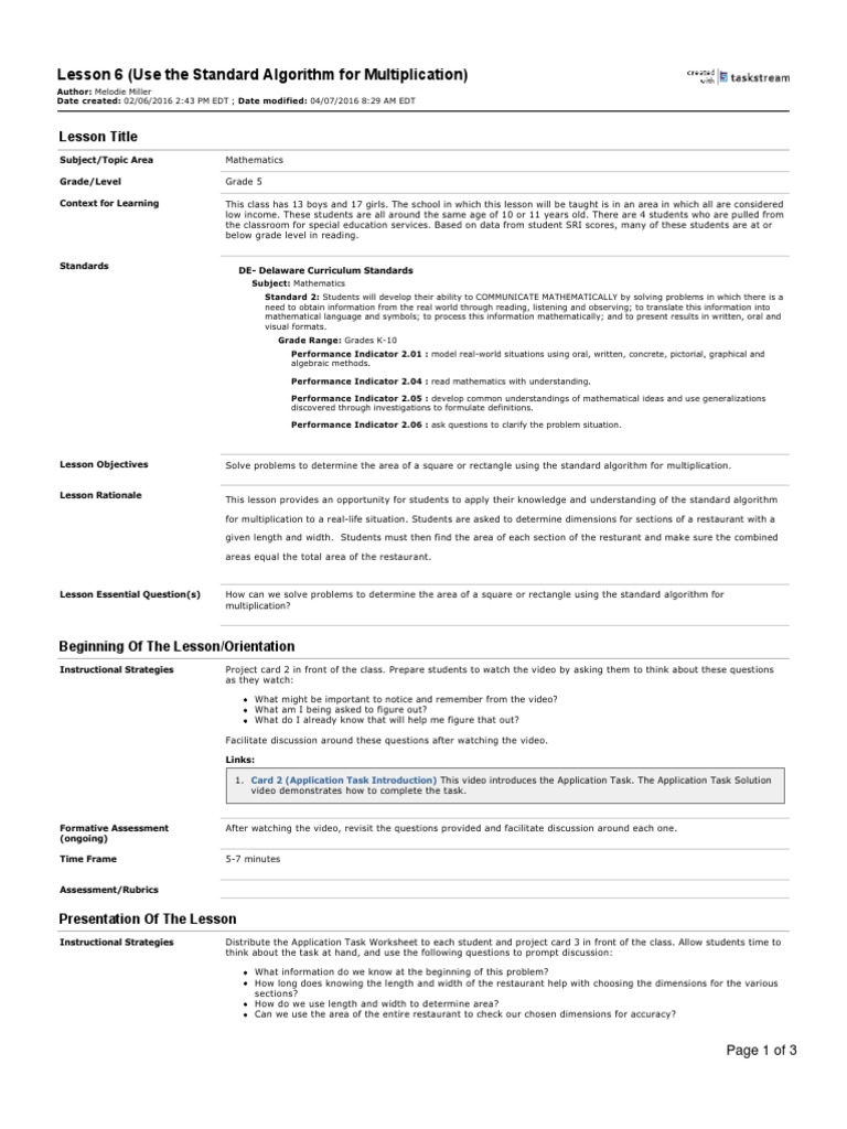 Lesson 5 | PDF | Teaching Mathematics | Educational Assessment