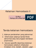 Kealainan Hemostasis