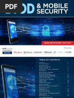BYOD and Mobile Security Report 2016