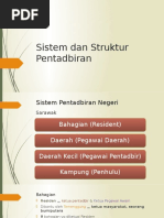 Sistem Dan Struktur Pentadbiran