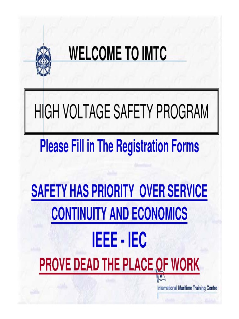 High Voltage Safety Training Program | PDF | High Voltage | Electric Arc