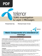 TEMS Investigation & Layer 3 Messages