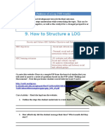 How To Structure A LOG
