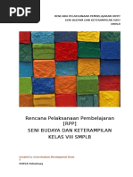 Download RPP SBK Kelas VIII SMPLB Semester Ganjil by Wahyono Saputro SN309707806 doc pdf