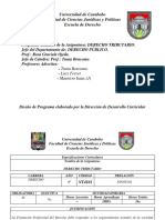 Derecho Tributario (Programa FCJP Uc)