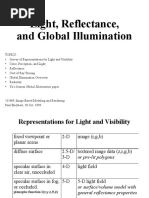 Light, Reflectance, and Global Illumination