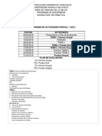 Cronograma y Plan de Evaluación Informatica