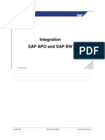 Integration of Sap Apo and Sap BW