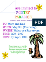 Invitation For Paradise 2016