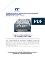 Formas de Extincion de La Obligacion Tributaria actual