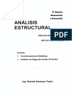 ANÁLISIS ESTRUCTURAL MATRICIAL EN 2D - (Santana) PDF