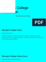 Moorpark College Library Presentation