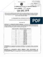 Decreto 122 Del 26 de Enero de 2016