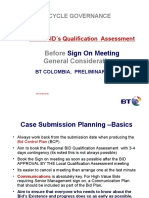 Bid-Qualification - Checklist - To Be Implemented Before Calling Sig-On Meeting