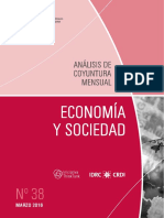 ECONOMIA Y SOCIEDAD - N 38 - MARZO 2016 - PARAGUAY - PORTALGUARANI