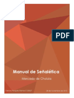 Manual Señalética Mercado Cholula