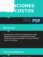 Funciones de Costos