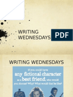 Writing Wednesdays