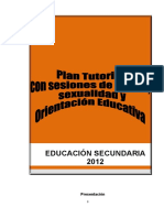 Educación Secundaria - Plan Tutorial