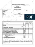 planilla de evaluación PEIULA