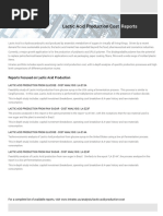 Lactic Acid Plant Cost
