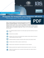 Programa de Formación de Inspector API 653 A Distancia-Rev04