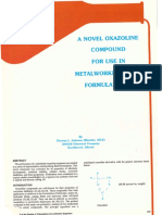 A Novel Oxazoline Compound For Use in Metalworking Fluid PDF