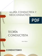 Teoría Conductista y Neoconductista - Copia