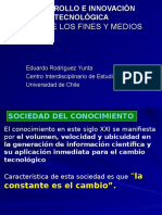 Desarrollo e Innovacion Tecnologica Etica de Los Fines y Medios