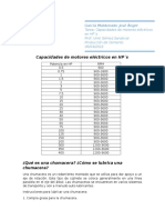 Capacidades de Motores Eléctricos en HP