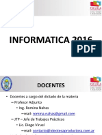 Presentacion Informatica 2016