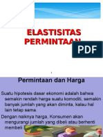 Elastisitas Permintaan