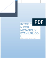 Intoxicacion Con Metanol y Etilenglicol