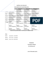 Jadwal Jaga Co Ass Stase Psikiatri