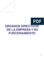 1 Organos Directivos de La Empresa y Su Funcionamiento