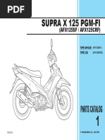 Part Catalog New Honda Supra X 125 FI